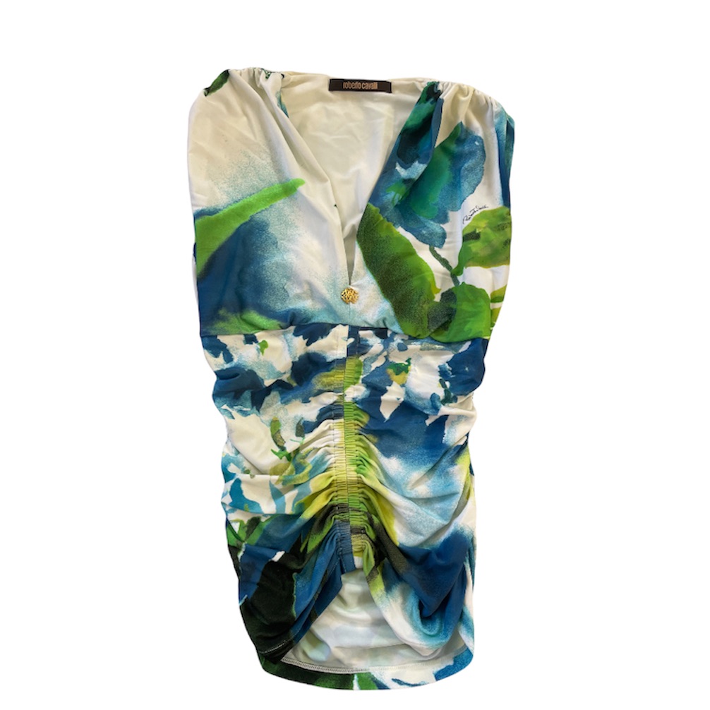 Roberto Cavalli Watercolor Sleeveless Top 685
